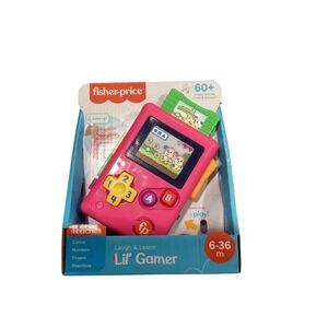 Fisher-Price Laugh & Learn Lil Gamer Pink Musical Learning Toy HBB64 6-36 Months